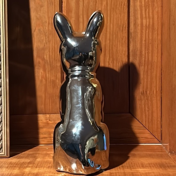 Après-ski French Bulldog Dog Chrome Statue Modern Rare Après Ski Patrol GOGGLES - Picture 9 of 14